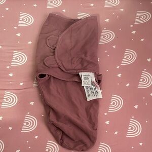 Soft Mauve Baby Swaddle Blanket